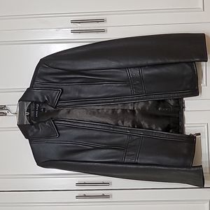 00s Anne Klein Coat Leather Jacket